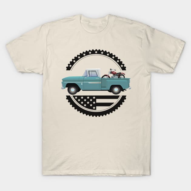 1963 Chevrolet C10 T-Shirt by BurrowsImages